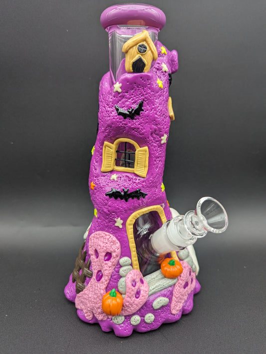 10" 3D Halloween Spooky Beaker w/ Resin