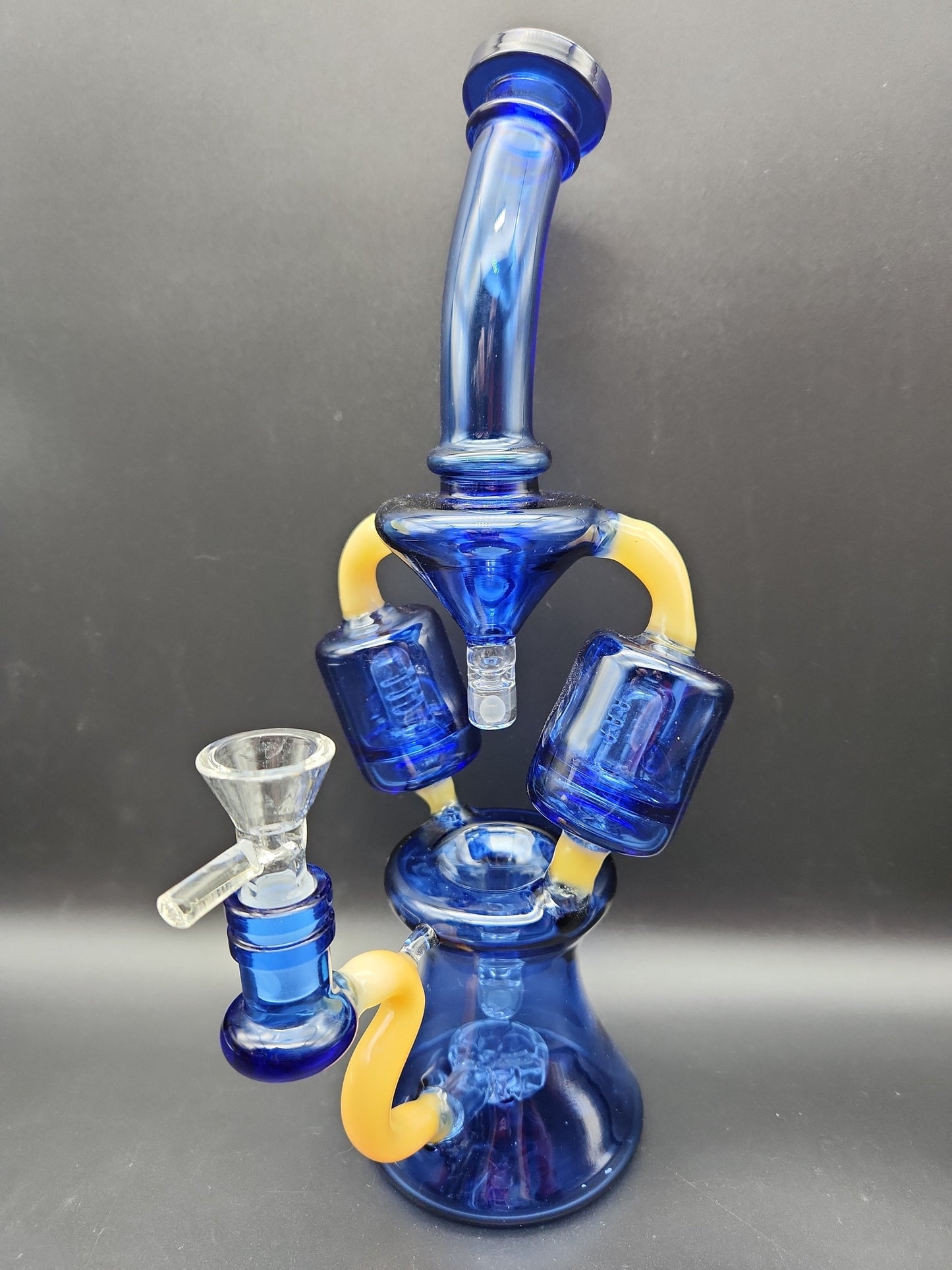 11" Twin Slit Open Circuit Recycler blue