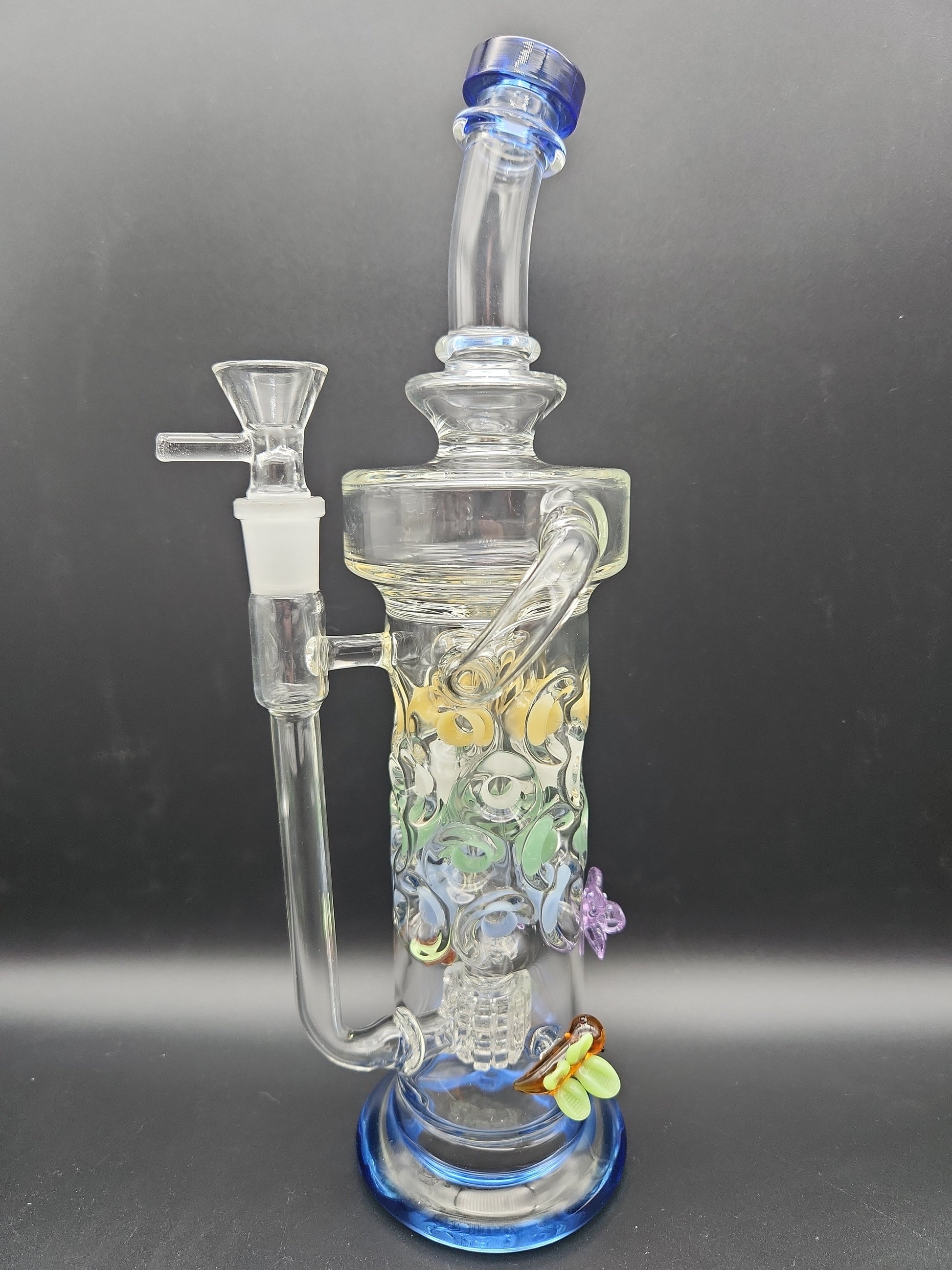 12" Multi Color Swiss Recycler blue