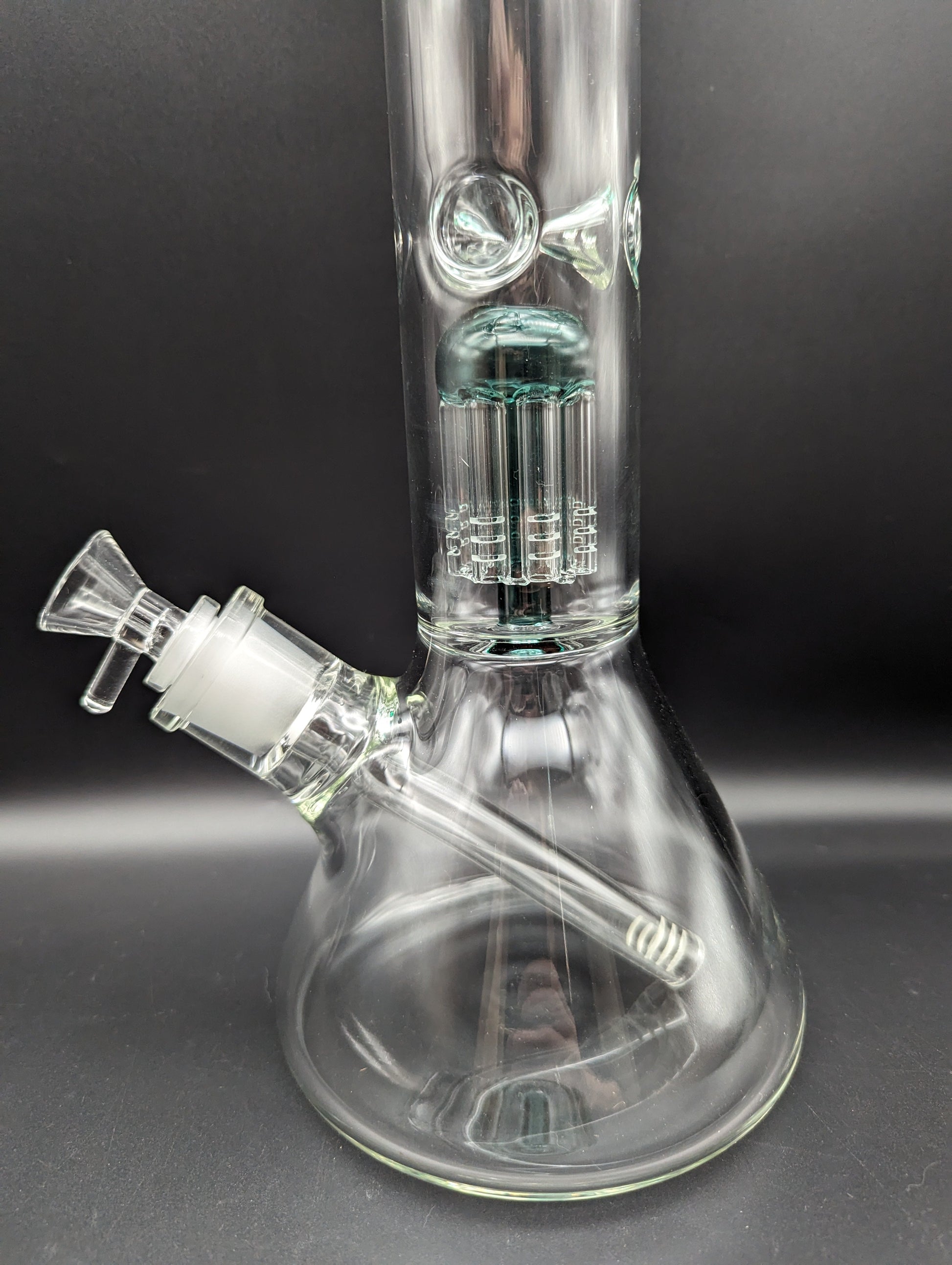 13" Classic Beaker with Tree Perc side view