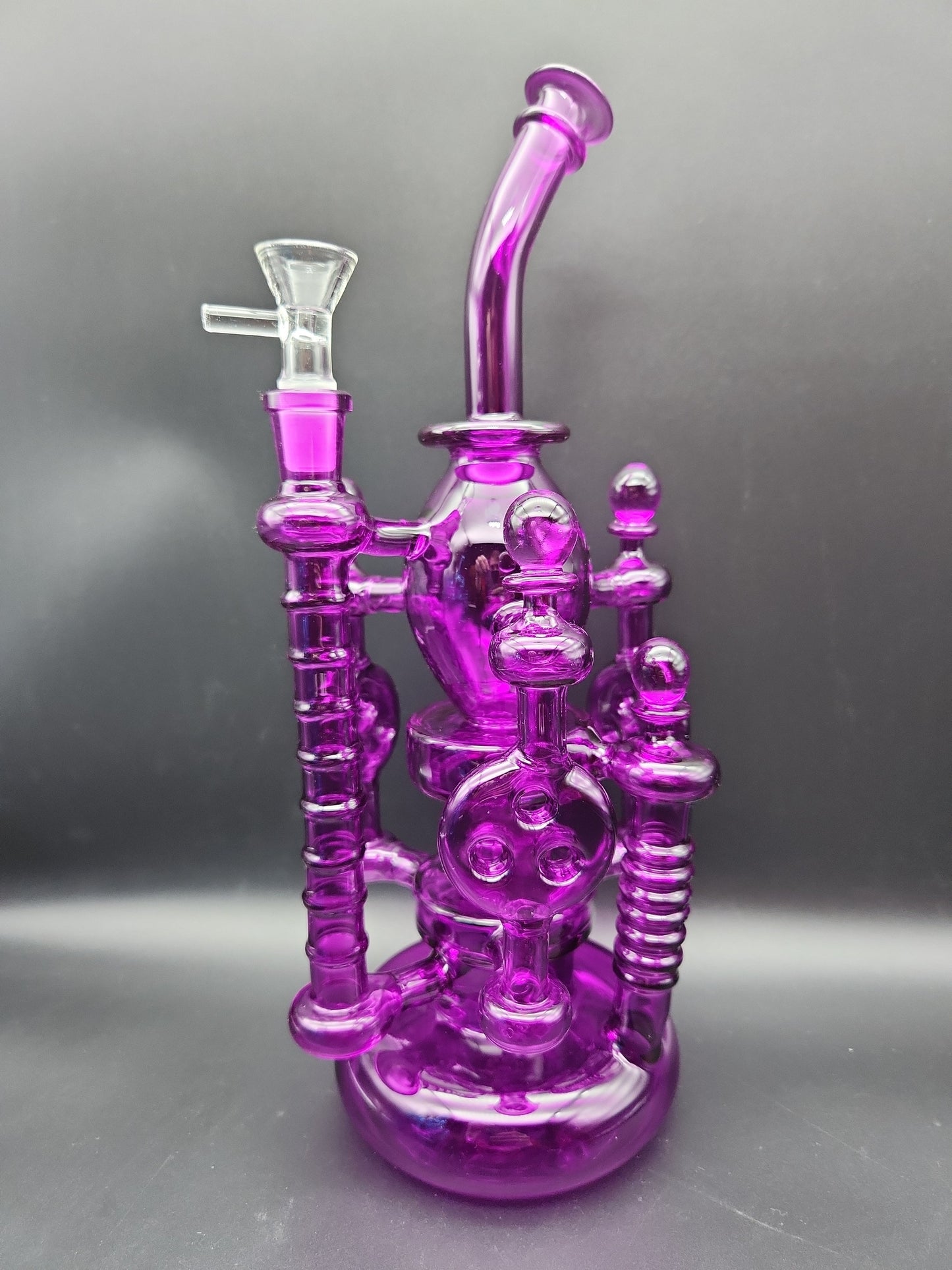 13" Full Color Swiss Castle Recycler purple