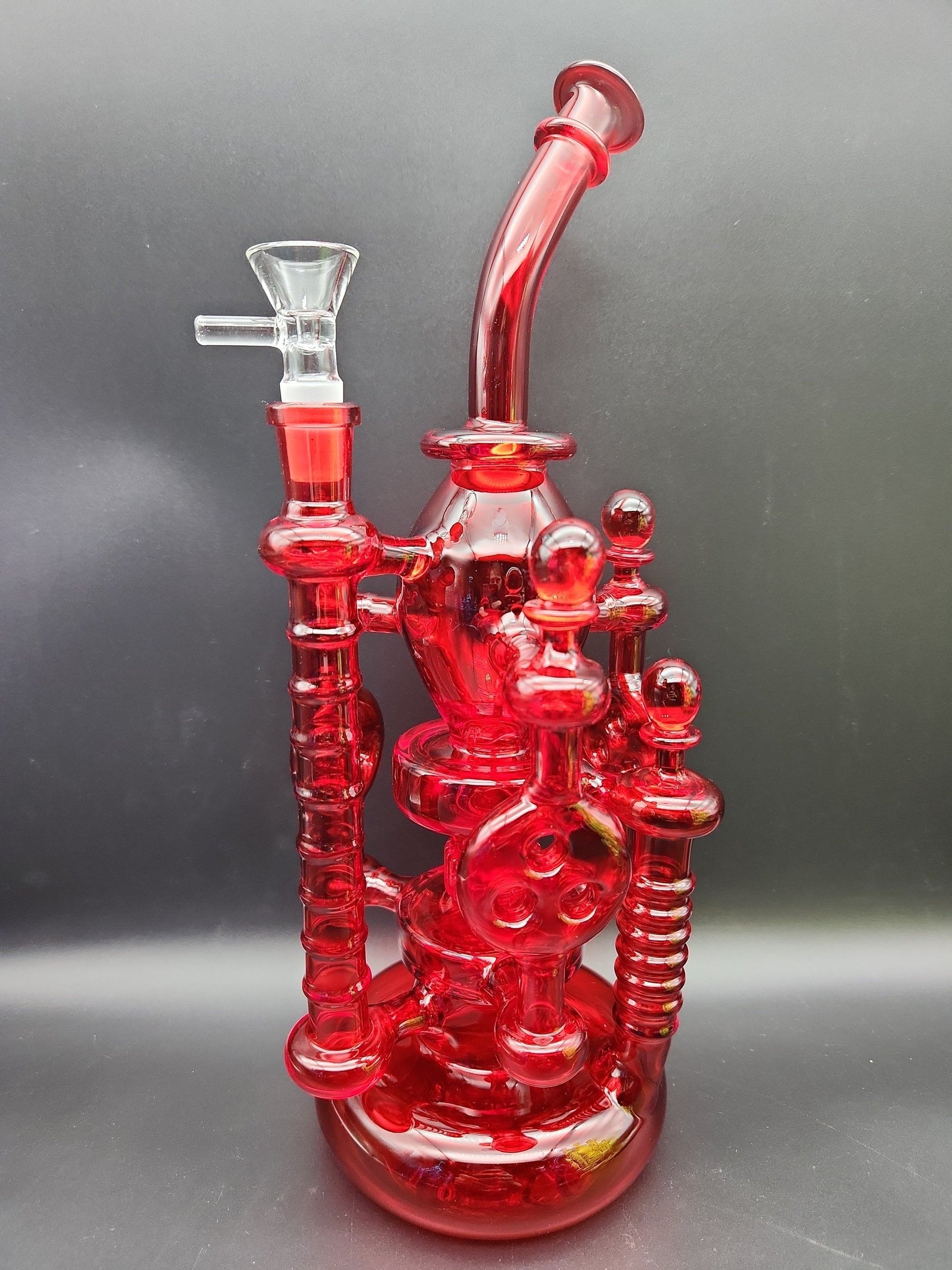 13" Full Color Swiss Castle Recycler red