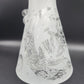 16" Deep Sandblasted Space Voyager Double Perc Beaker close up