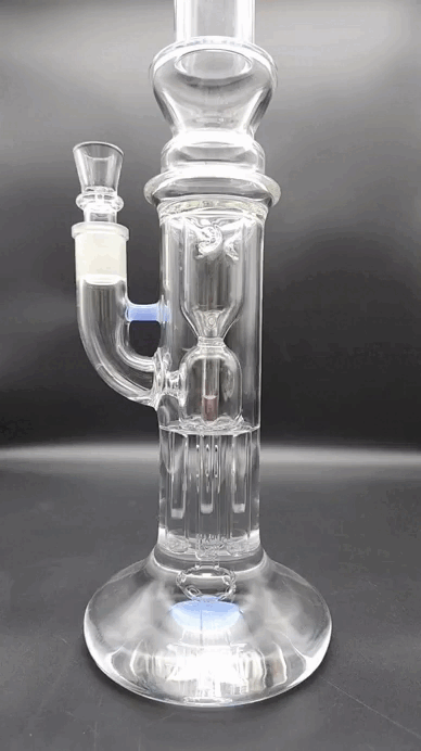 17" Hollow Foot Straight Tube Incycler - water function video
