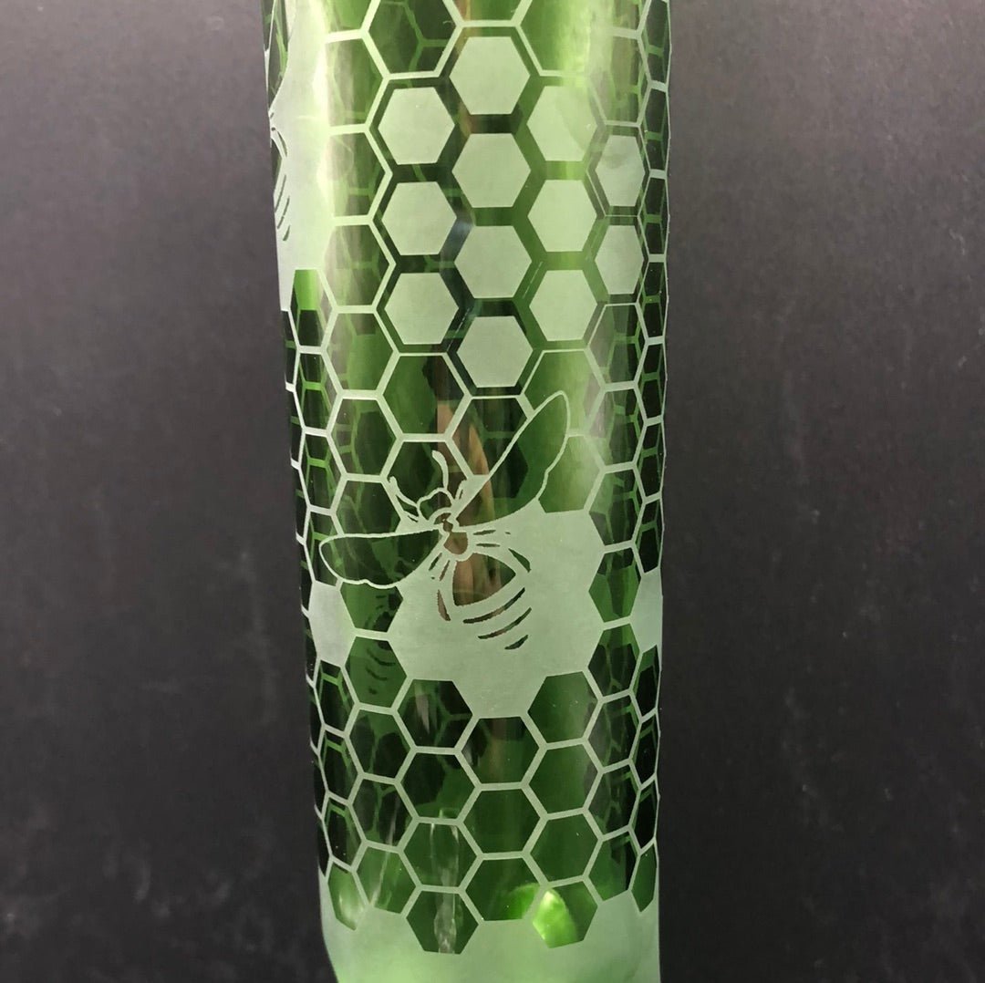 18" Sandblasted Honeycomb Beaker - tube