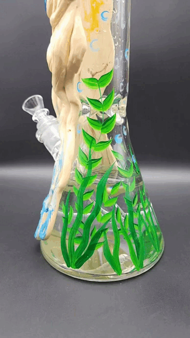 3D 13" Cthulhu Beaker Bongs - water function video