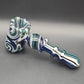 5" Full Wig Wag Hammer Bubblers - Blue WHite
