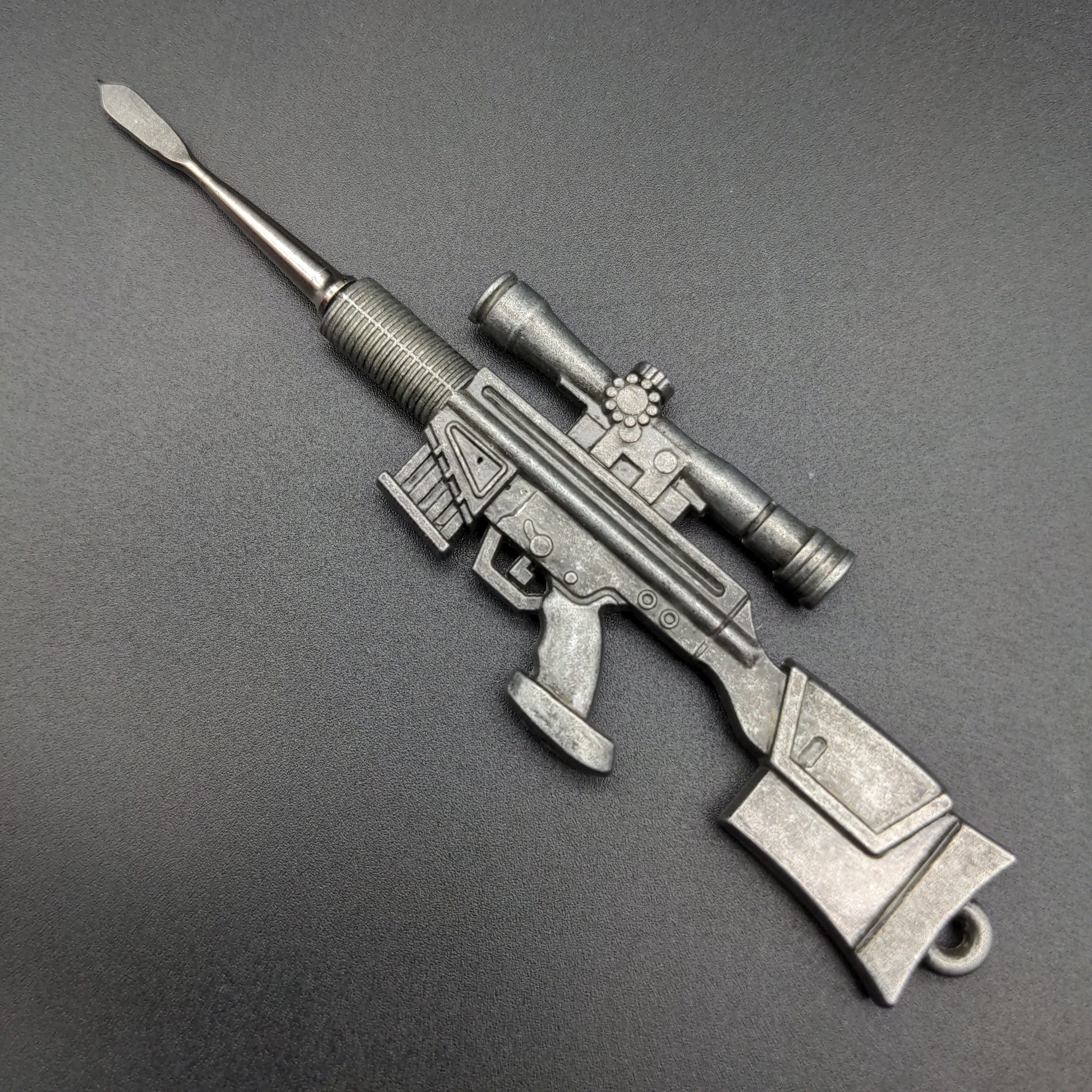 5" Gun Design Metal Dab Tool Sniper