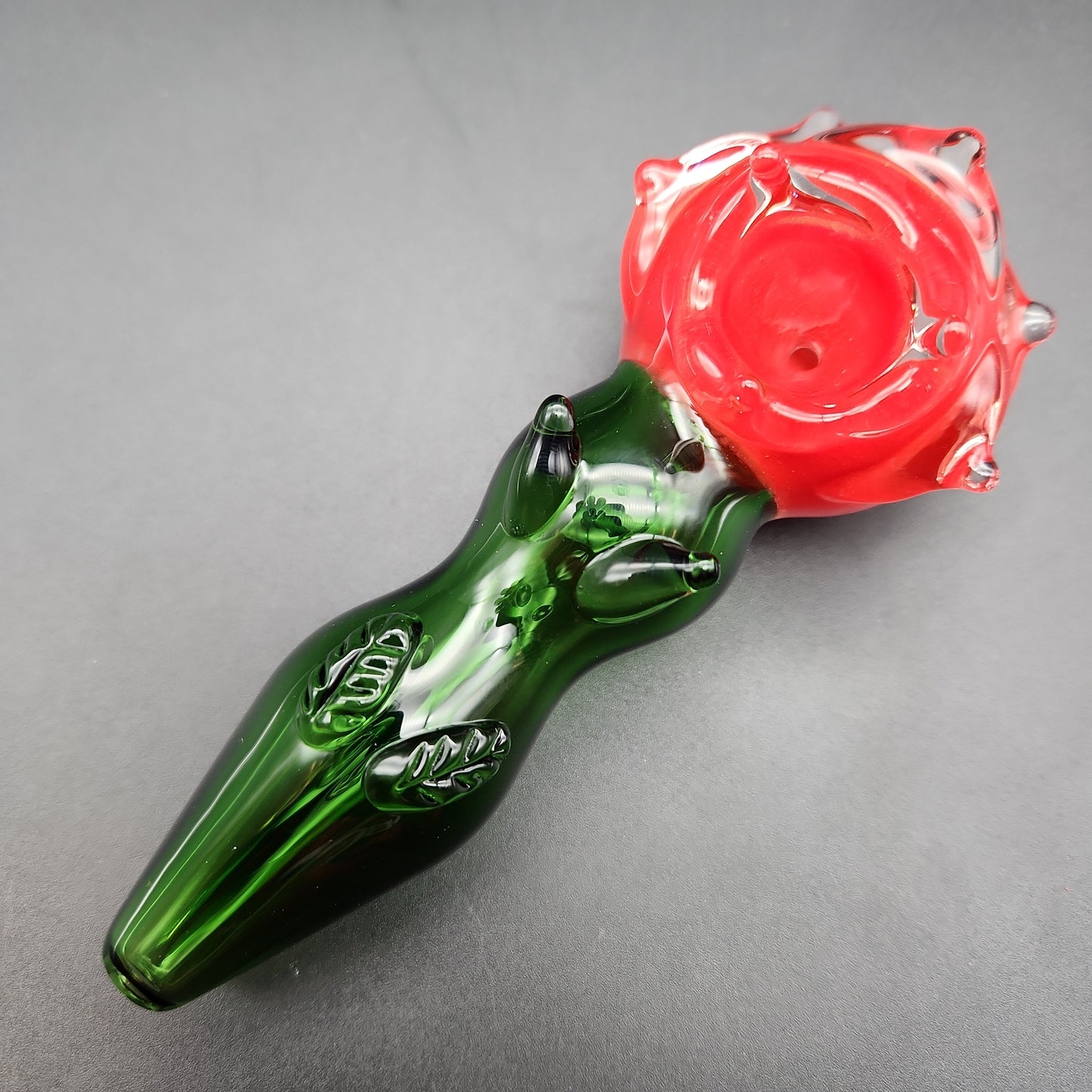 5" Rose Petal Hand Pipes - red