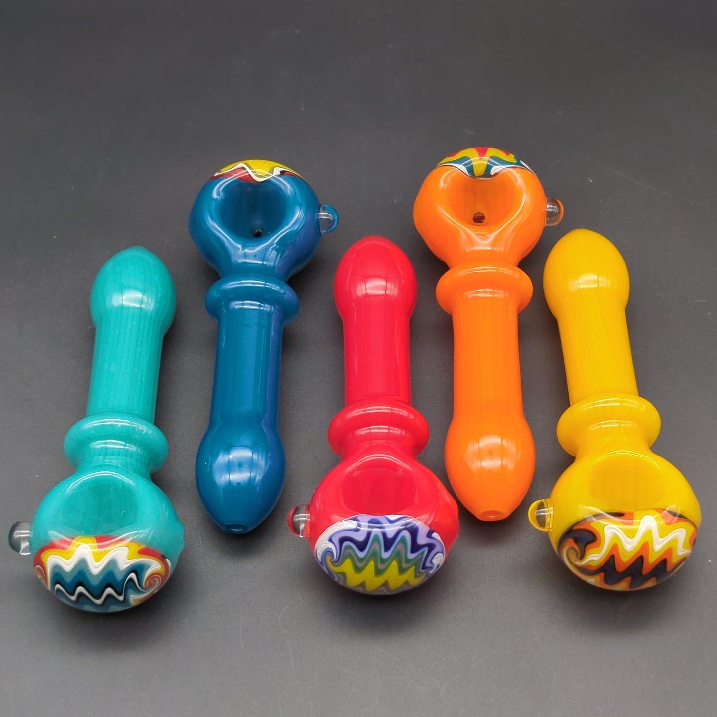 5" Solid Line Hand Pipe w/ Wig Wag