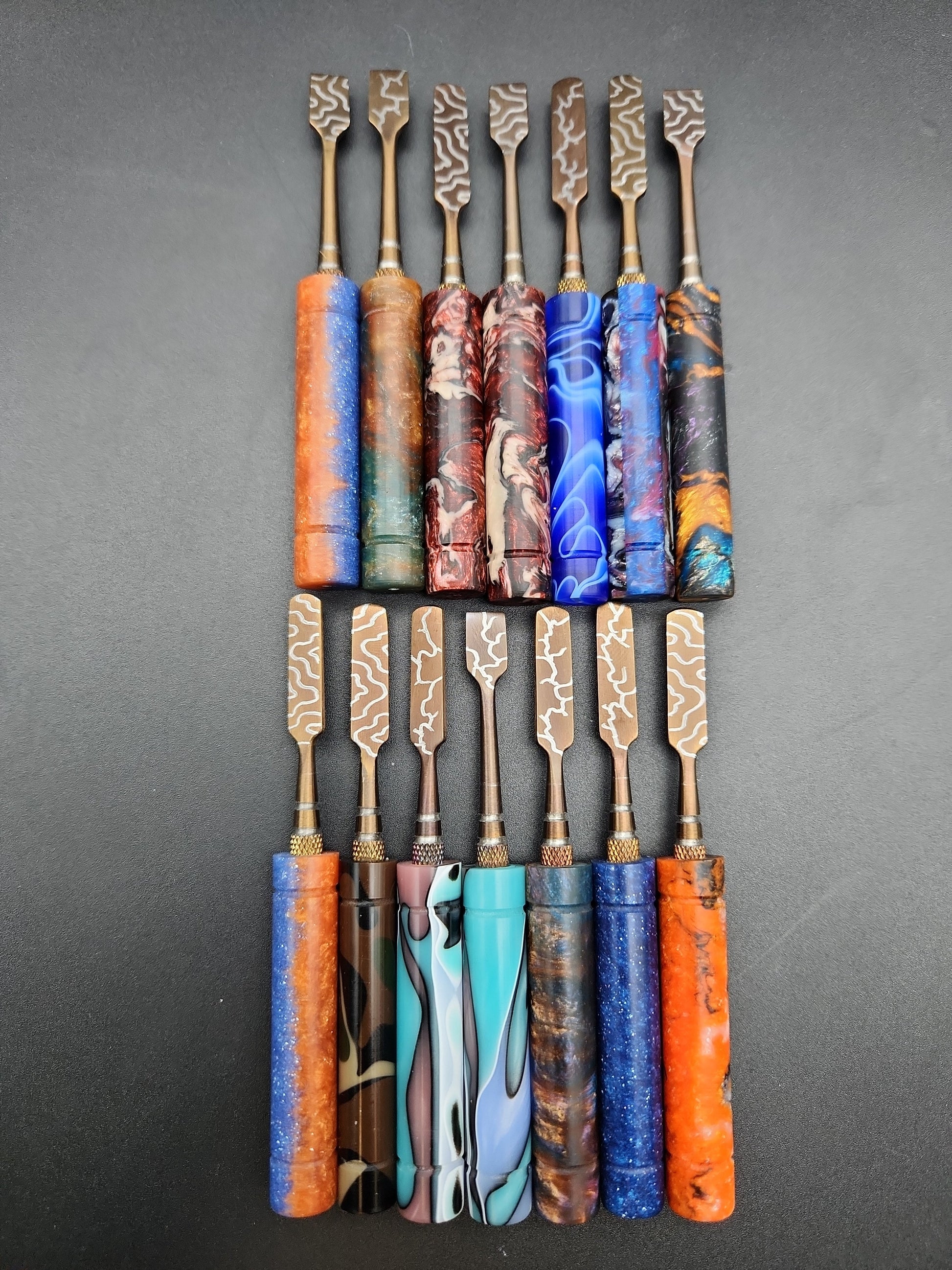 710 Swords Handmade Resin Dab Tools w/ Etching