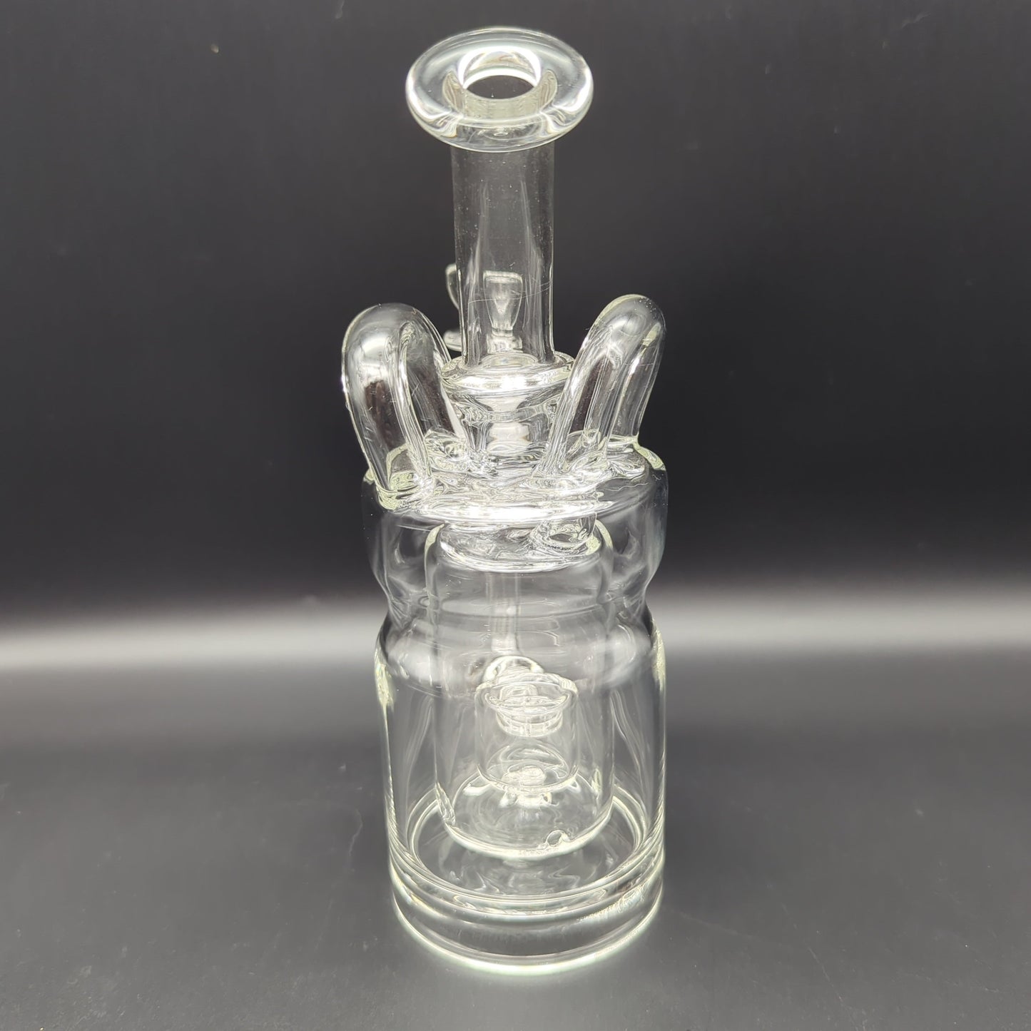 8" Honeycomb Dual Chamber Recycler back of piece