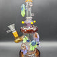 9" Dragonfly Honeycomb Drip Water Pipe amber
