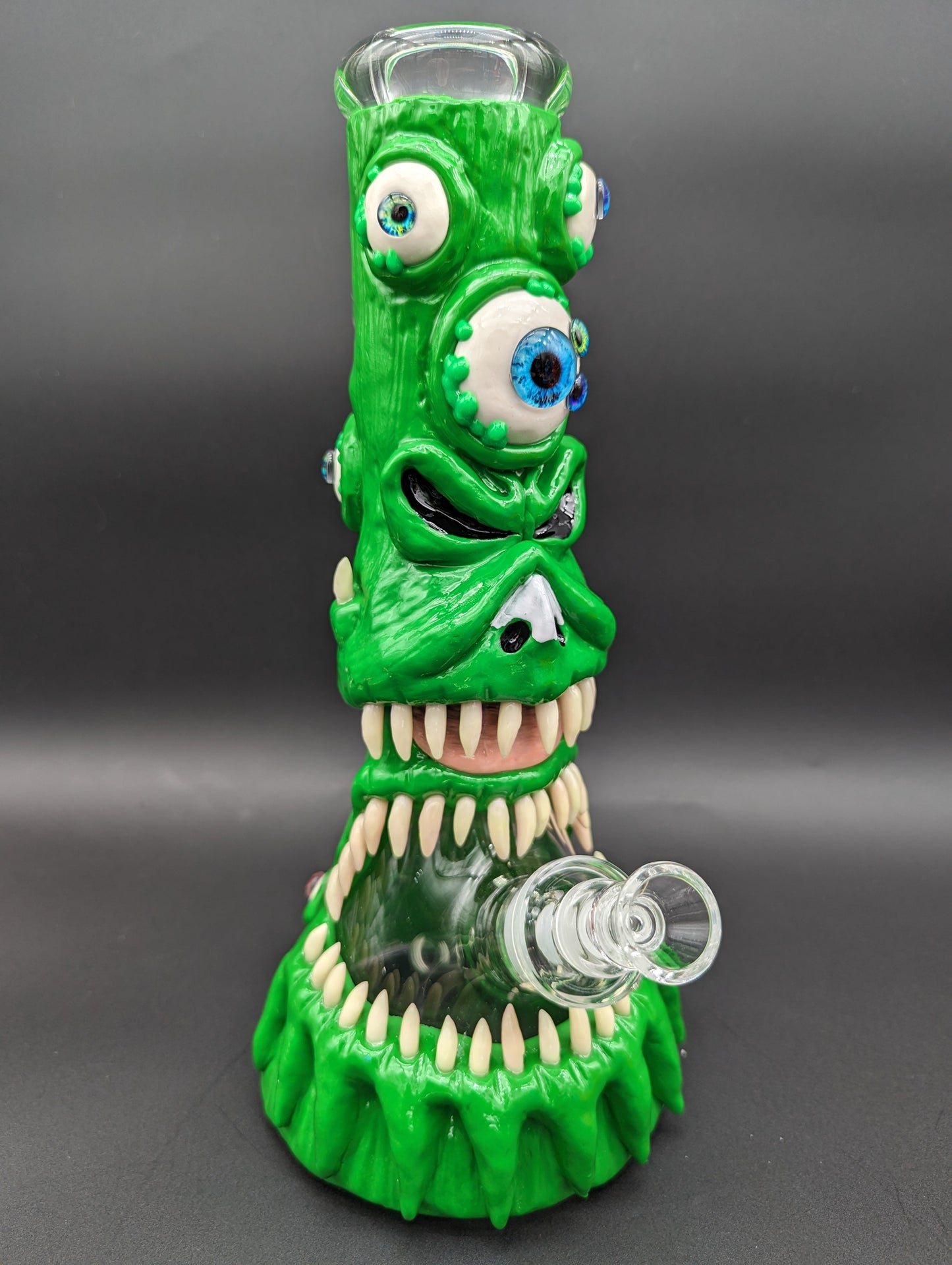 13" Monster Mouth 3D Beaker Bong 7mm
