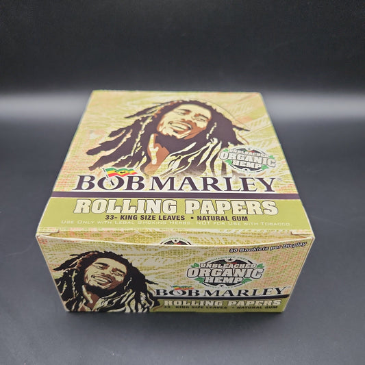 Bob Marley Rolling Papers Organic Hemp - King Size Box