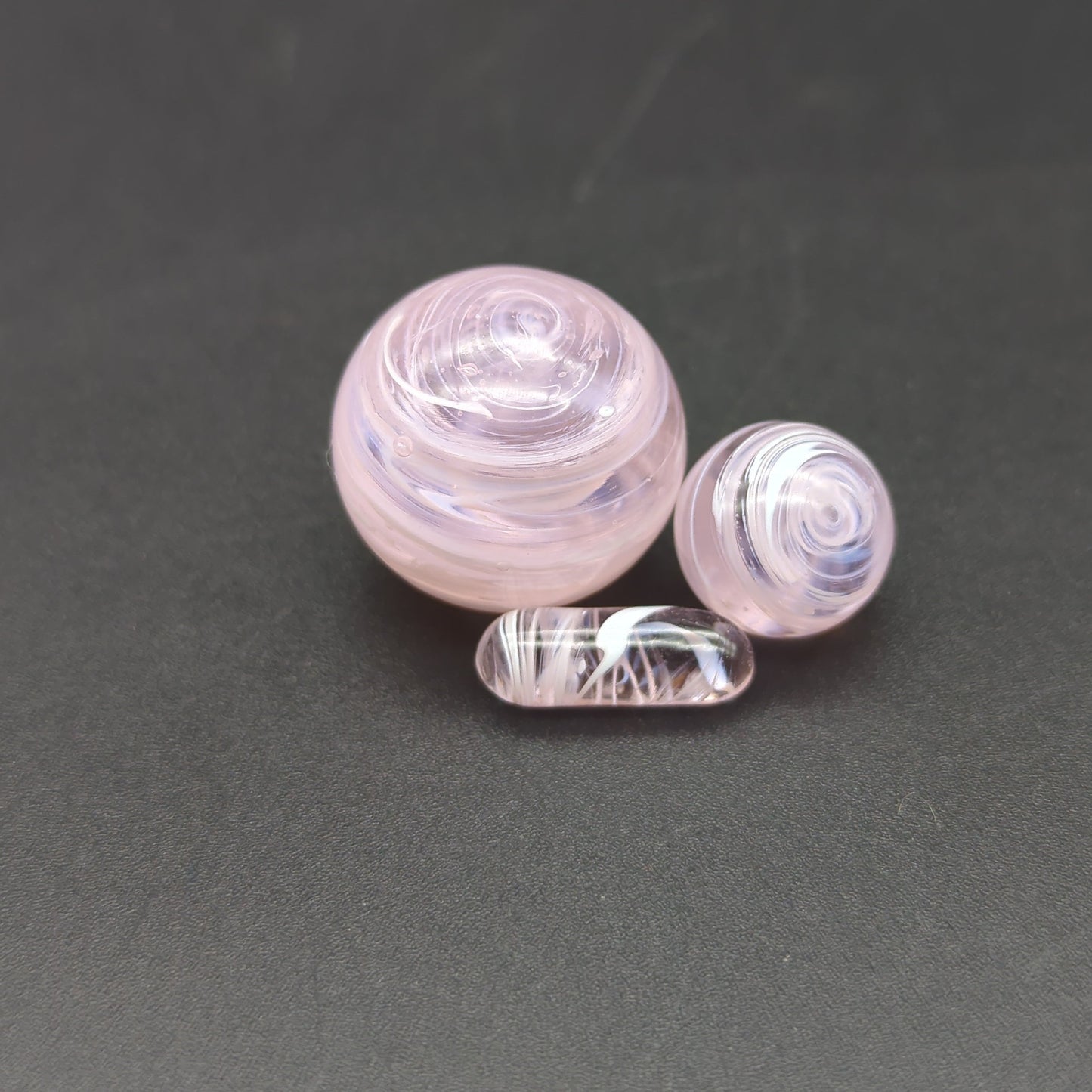 Color Swirl Marble + Pill Set for Terp Slurpers Pink