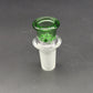 Cone Bowl Slides w/ Built in Screen 18mm Green