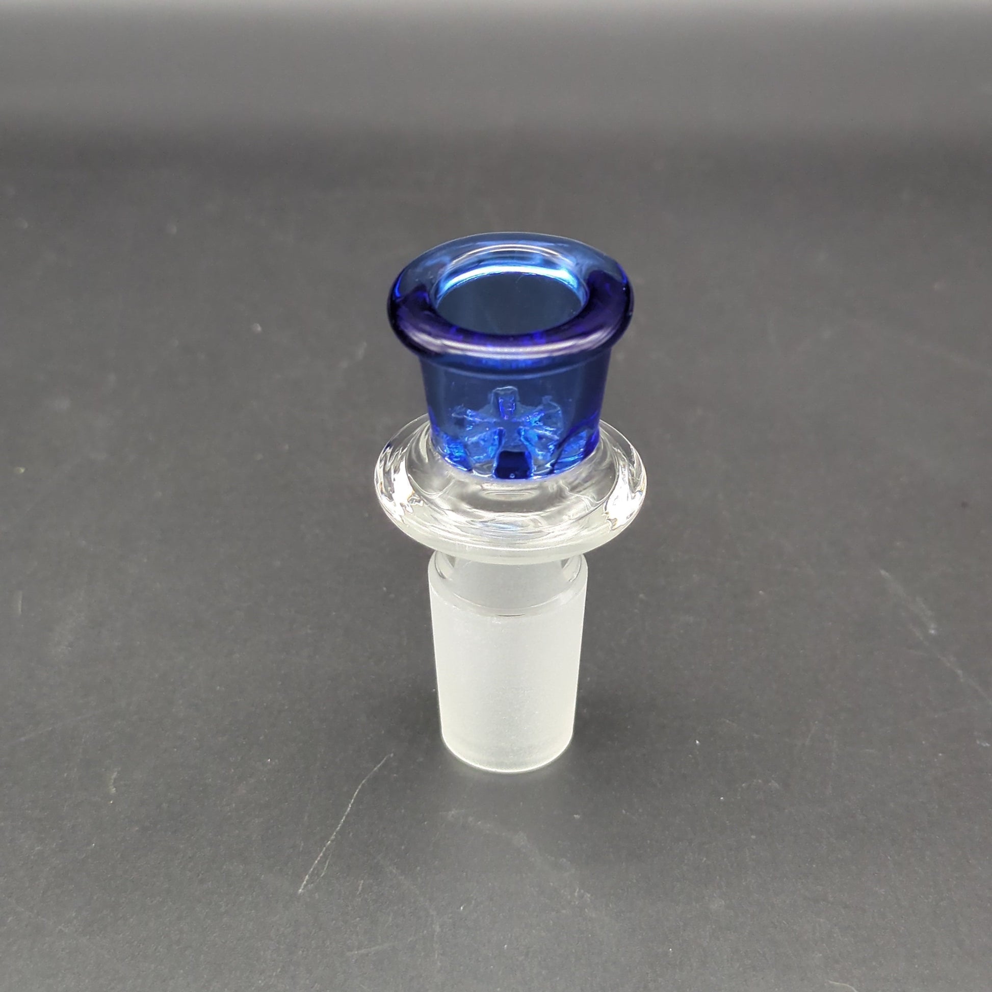 Cone Bowl Slides w/ Built in Screen 18mm Blue