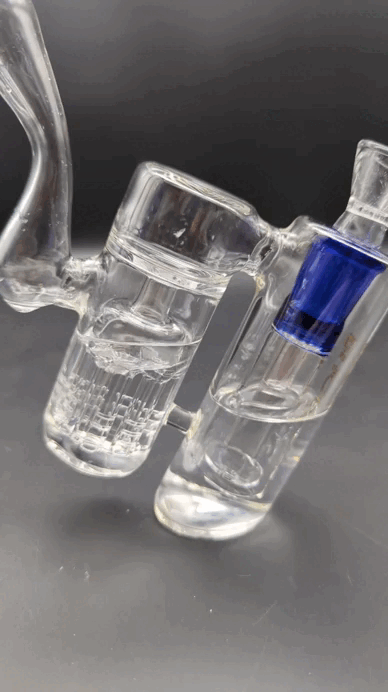 Dual Chamber Bubbler w/ 8-Arm and Showerhead Perc