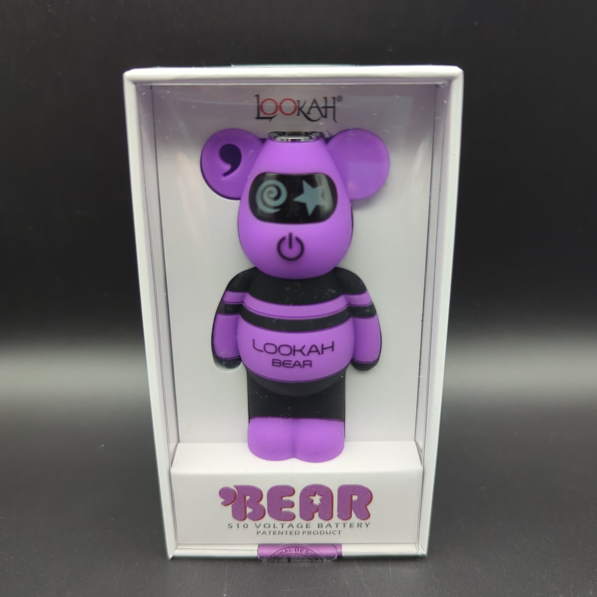 Lookah Bear 510 Vape Battery purple