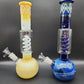 Milky Fade Water Pipe w/ Coil Perc | 11.75" |14mm
