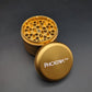 Phoenix 4 Stage Rounded Herb Grinder - gold