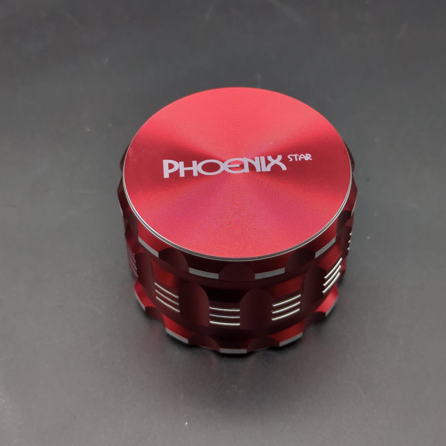 Phoenix Gripped 4 Stage Grinders red