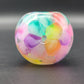 Rainbow Pebble Color Hand Pipe 4" front view