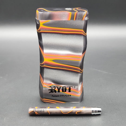 RYOT Acrylic Magnetic Taster Box - 3" / Large - orange/silver