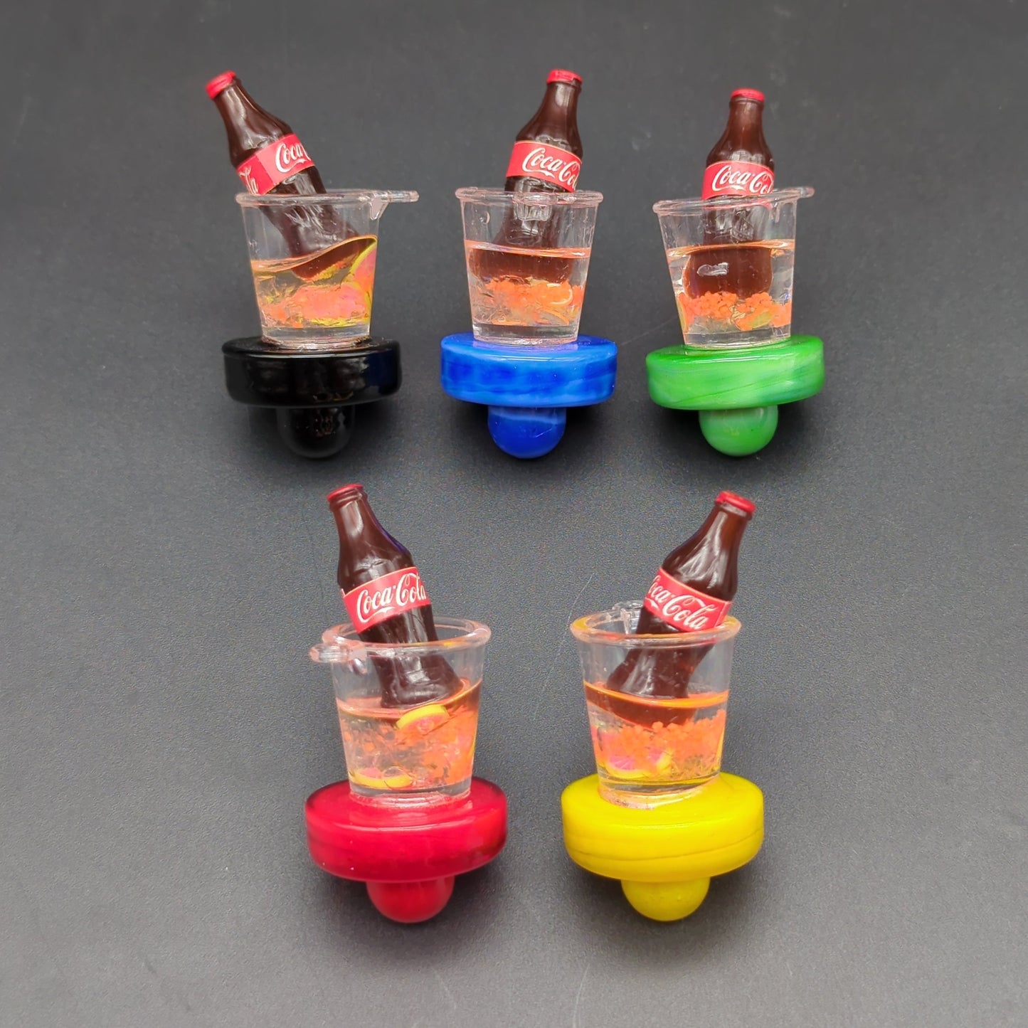 Soda Pop Colored Simple Carb Caps