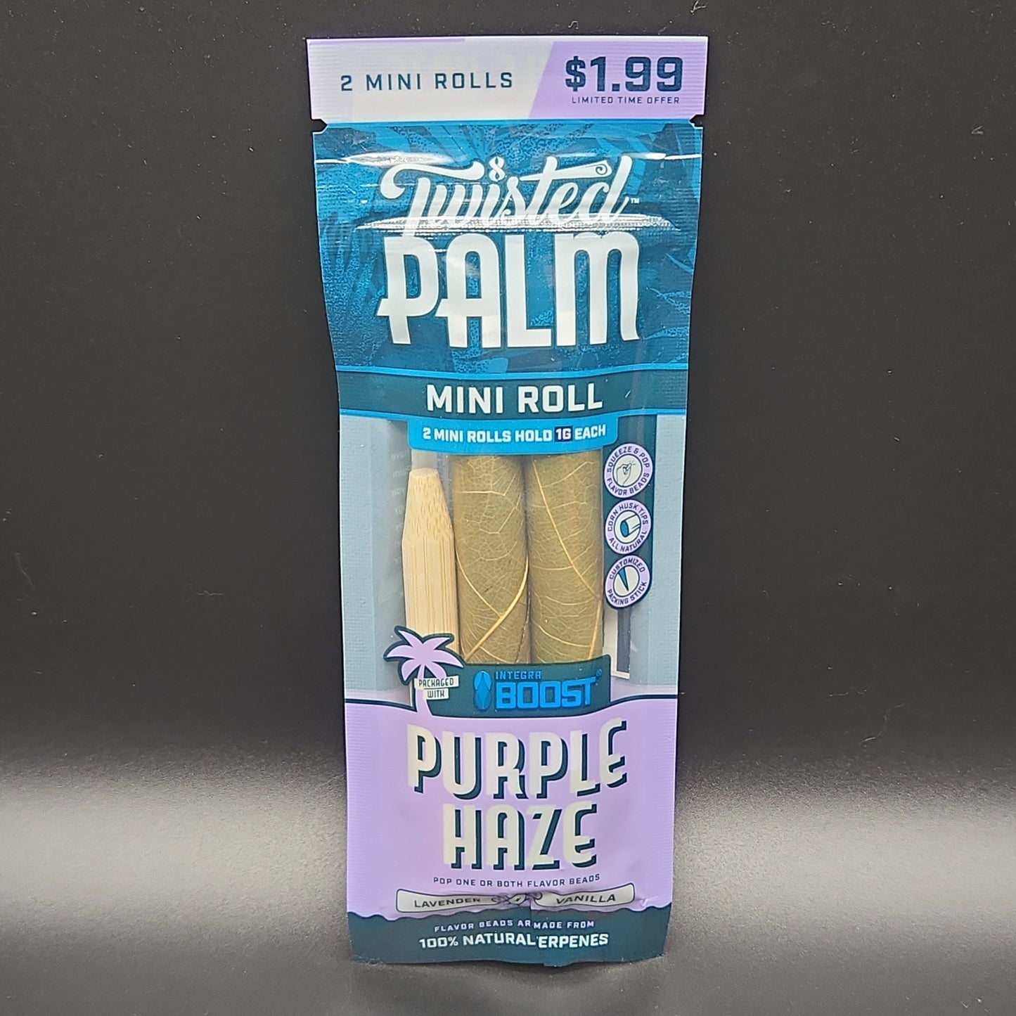 Twisted Palm Mini Leaf Rolls Purple Haze