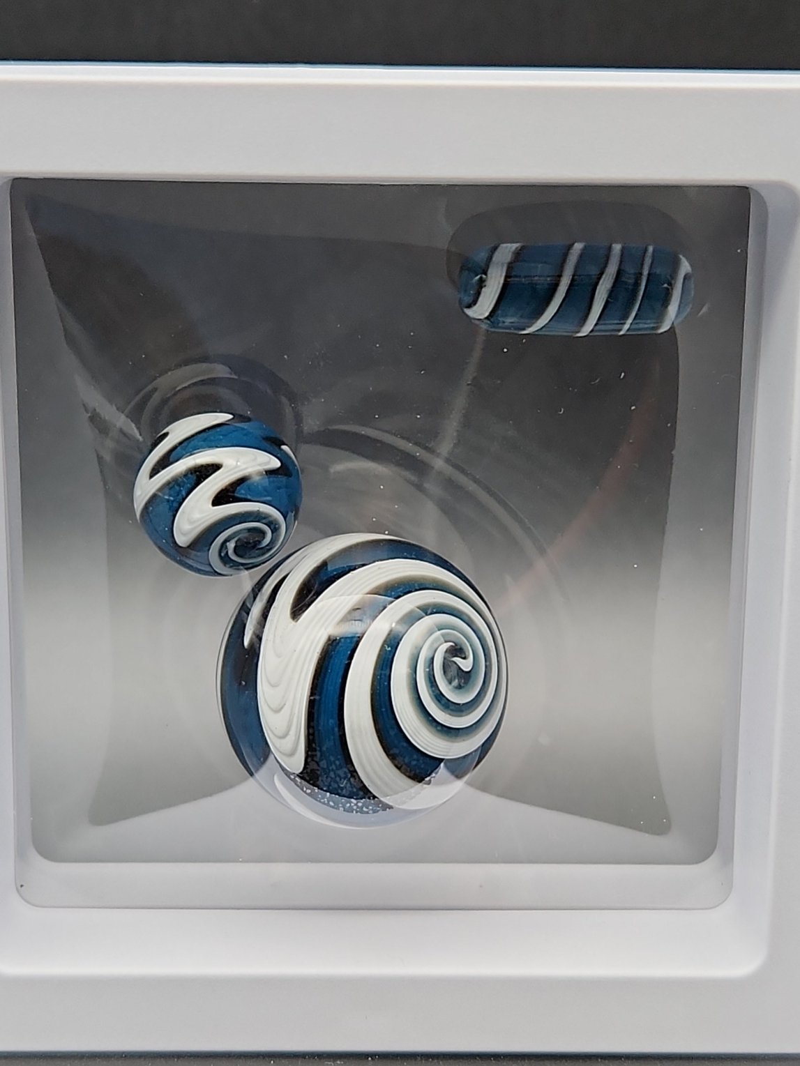 Wig Wag Terp Marble Kit 3 Piece Blue and White