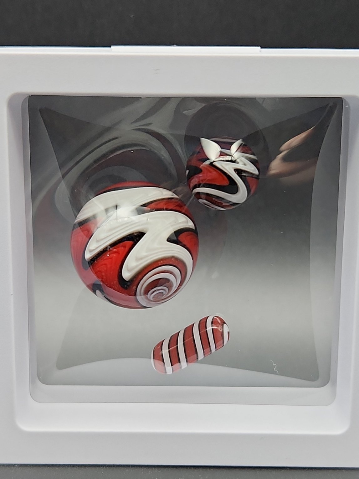 Wig Wag Terp Marble Kit 3 Piece - Red and White